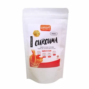 Harina de Cúrcuma Jengibre & Pimienta Negra 250gr Wasai Natural