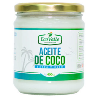 Aceite de Coco Extra Virgen 400ml Ecovalle