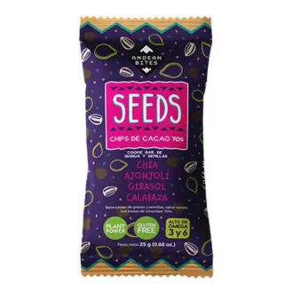 Andean Bites – Quinua Seed Bar – Caja X 16 Unidades