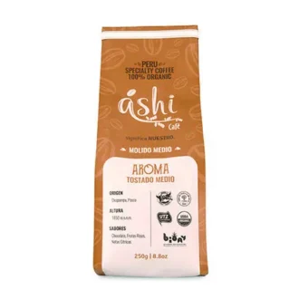 Café Molido Aroma – Bolsa – 250 G. – Ashi
