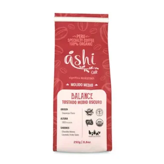 Café Molido Balance – Bolsa – 250 G. – Ashi