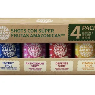 Bio Amayu – Jugo Concentrado Mix Shot – Four Pack – 60 Ml.