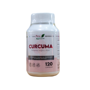 Cúrcuma 120 capsulas Perú Nutrition