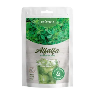 Alfalfa En Polvo Atomizado – Doypack – 100 G. – Exótica