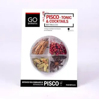 Go Barman – Blister Botánicos Pisco