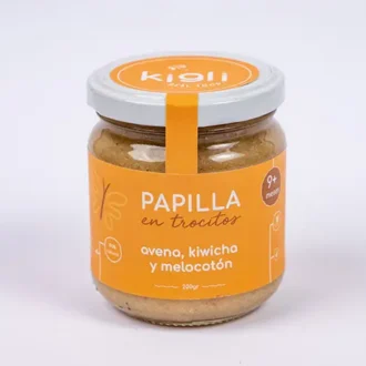 Avena, Kiwicha Y Melocotón – Papilla En Trocitos – 200 Grs. – Kigli