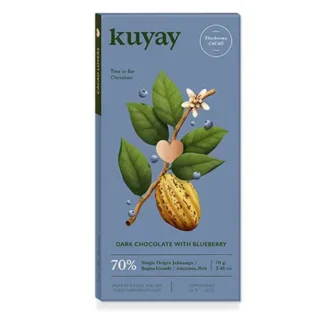 Kuyay – Chocolate 70% Con Blueberries