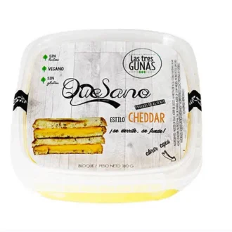 Las Tres Gunas – Queso Cheddar Vegano X 180 Grs.