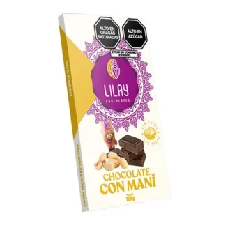 Chocolate Maní – Barra – 100 Grs. – Lilay Chocolates