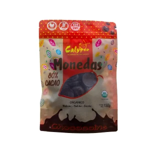 Monedas de chocolate 80% bolsa 150gr Calypso