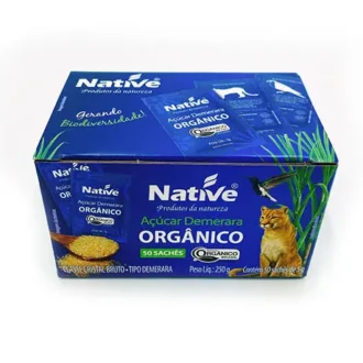 Azúcar Rubia – 50 Sachets- 5 G – Native