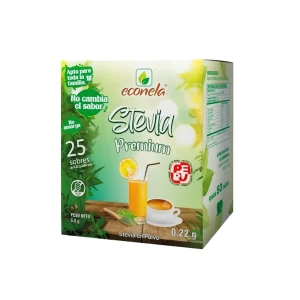 Stevia Premium 25 sobres Econela