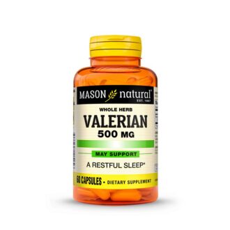 Valeriana en Cápsulas 500 mg x 60 u - Mason Natural